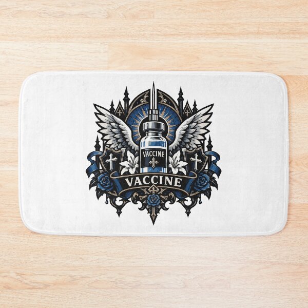 Item preview, Vaccine Gothic Street Brand Badge Illustration designed and sold by medicalkinoko.