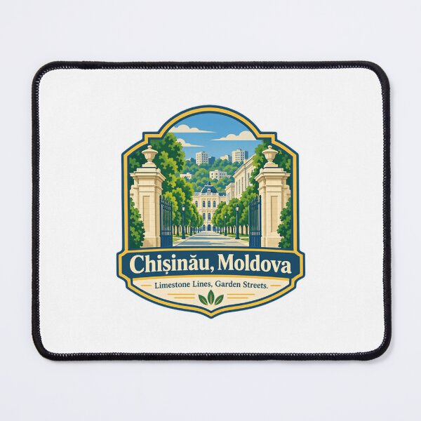 Item preview, Chişinău, Moldova Limestone Lines, Garden Streets City Pride Travel Souvenir designed and sold by SEEM-drawing.