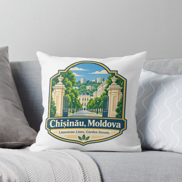 Item preview, Chişinău, Moldova Limestone Lines, Garden Streets City Pride Travel Souvenir designed and sold by SEEM-drawing.