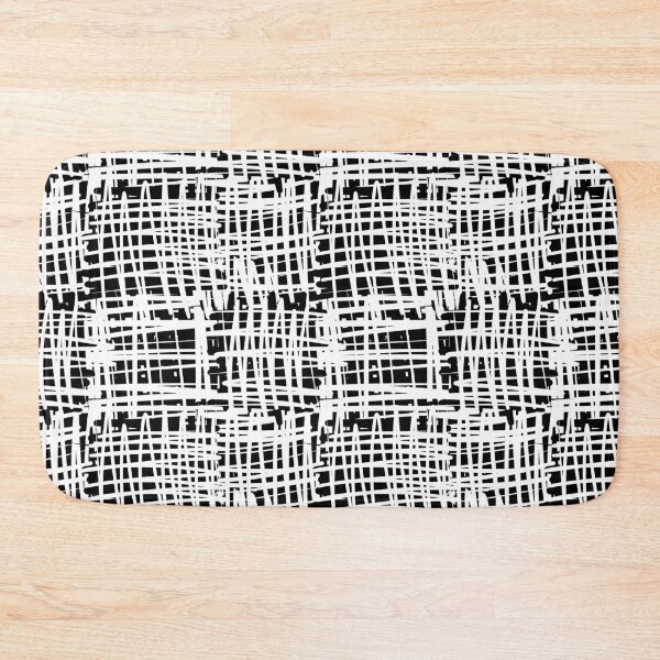 Item preview, White Squiggles on Black - 01 designed and sold by D-G-Designs.
