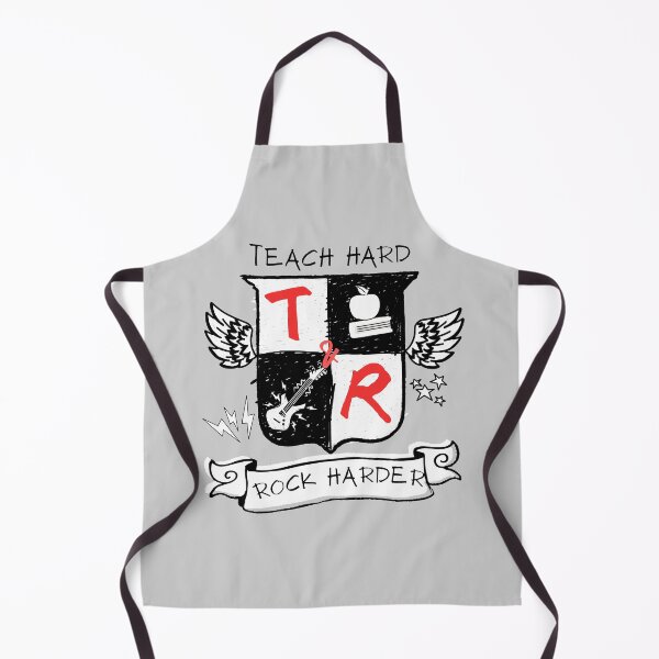 Item preview, Teacher Rock Crest - Teach Hard, Rock Harder designed and sold by Nacho Average Designs.