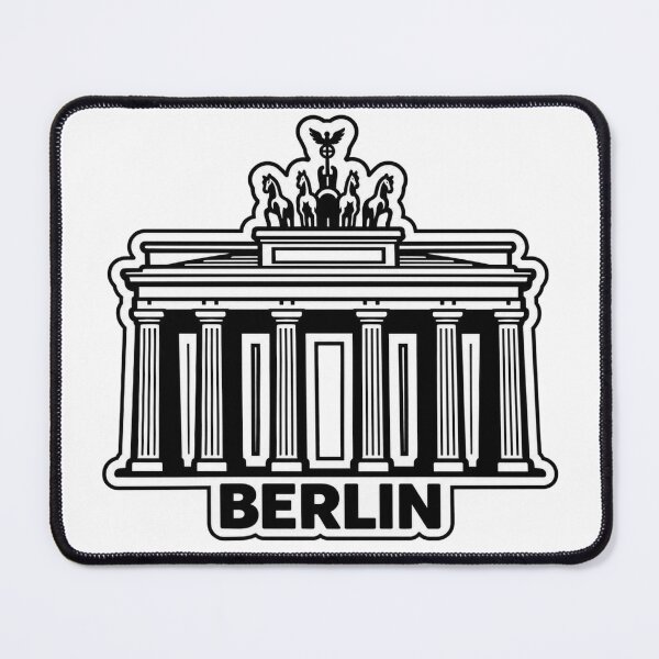 Item preview, Berlin Brandenburg Gate Landmark Silhouette Souvenir Design designed and sold by Kenzie & Co.