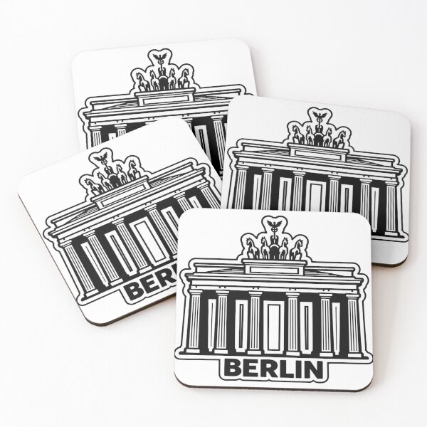 Item preview, Berlin Brandenburg Gate Landmark Silhouette Souvenir Design designed and sold by Kenzie & Co.