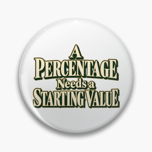 Item preview, A Percentage Needs a Starting Value Letter Art designed and sold by Bikivuno.