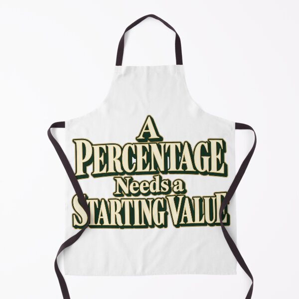 Item preview, A Percentage Needs a Starting Value Letter Art designed and sold by Bikivuno.