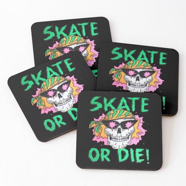Item preview, Skater Skull Neon Punk Rock Streetwear designed and sold by BreckenChacon.