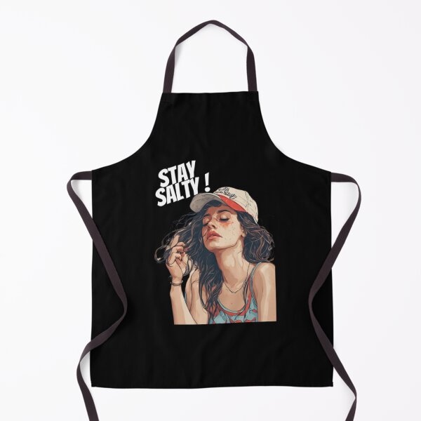 Item preview, Stay Salty Anime Girl Cap Lifestyle Art designed and sold by BreckenChacon.
