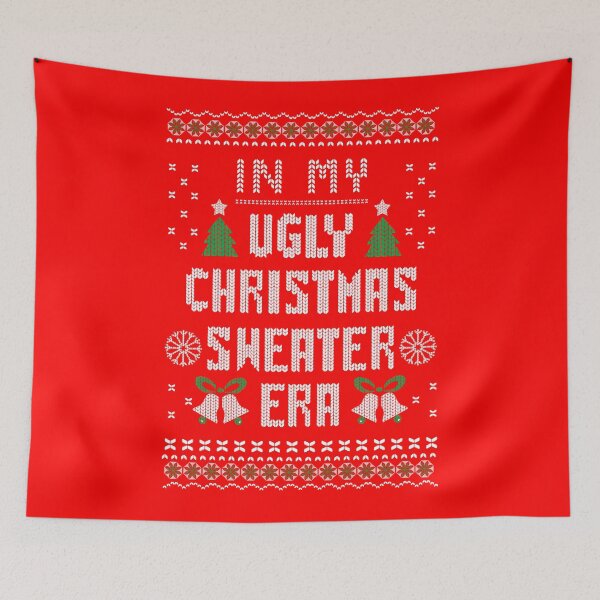 Item preview,  In My Ugly Christmas Sweater Era retro knitted sweater design designed and sold by Jdawnink.