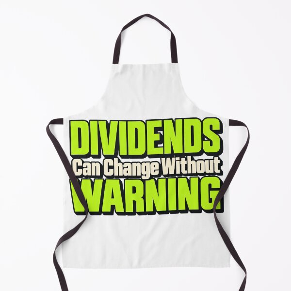 Item preview, Dividends Can Change Without Warning Bold Type designed and sold by Bikivuno.