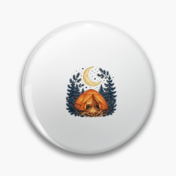 Item preview, Camping Tent Under Starry Night Sky Illustration designed and sold by Nichely.