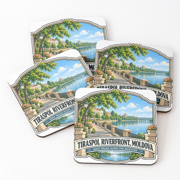 Item preview, Tiraspol Riverfront, Moldova Quiet Walks Along The Dniester Travel Destination designed and sold by SEEM-drawing.
