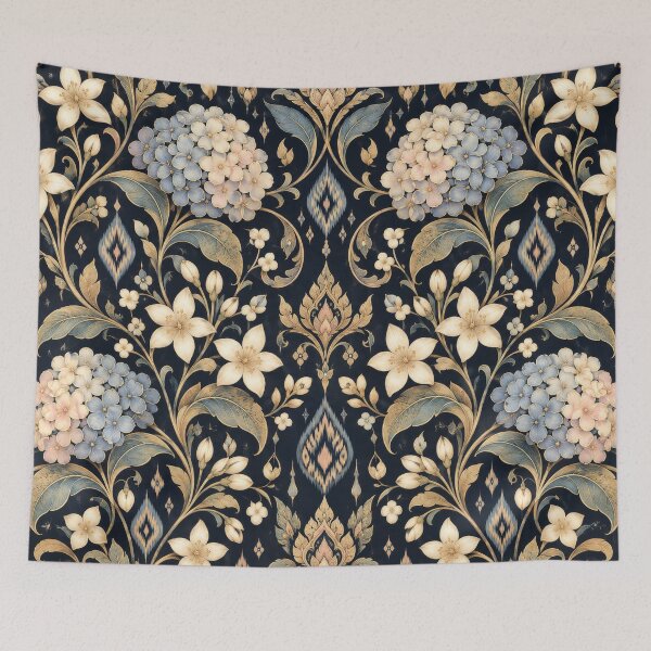 Item preview, Jasmine and Hydrangea - French Country Folk Floral designed and sold by scicilysimonee.
