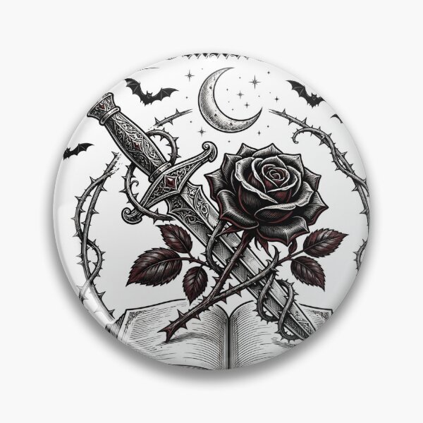Item preview, Dark Romance Reader Gothic Rose designed and sold by Odd-jack.