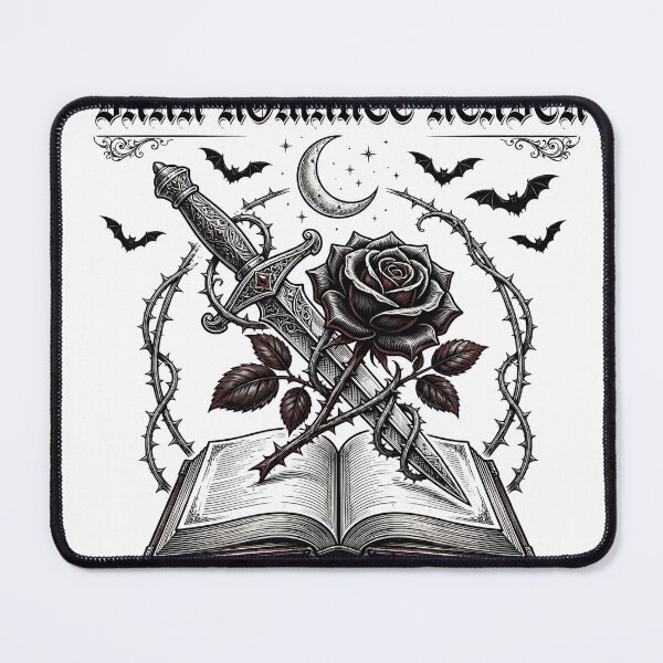 Item preview, Dark Romance Reader Gothic Rose designed and sold by Odd-jack.