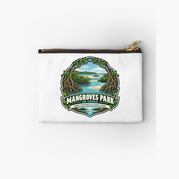 Item preview, Mangroves Park Dr Congo Where River Meets Atlantic Green Africa Nature Travel Ecosystem designed and sold by SEEM-drawing.