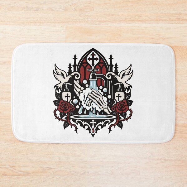 Item preview, Hand Washing Gothic Street Brand Badge Illustration designed and sold by medicalkinoko.