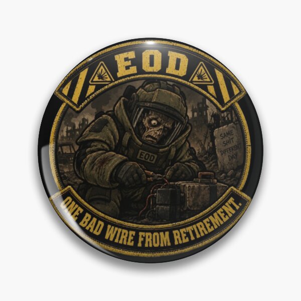 Item preview, EOD One Bad Wire From Retirement designed and sold by Uncle Bassy's Military Gear.