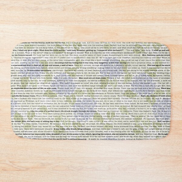 Item preview, Mrs. Dalloway by Virginia Woolf - text & quotes designed and sold by Mister Mipsy.