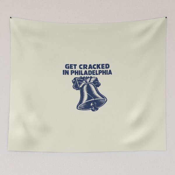 Item preview, Get Cracked in Philadelphia, Funny Liberty Bell Movie Quote designed and sold by sugarghoulz.