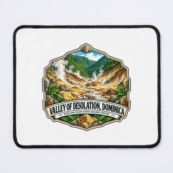 Item preview, Valley Of Desolation, Dominica Caribbean Island Travel Geothermal designed and sold by SEEM-drawing.