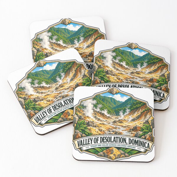 Item preview, Valley Of Desolation, Dominica Caribbean Island Travel Geothermal designed and sold by SEEM-drawing.