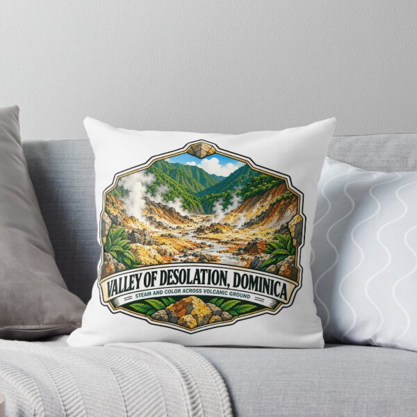 Item preview, Valley Of Desolation, Dominica Caribbean Island Travel Geothermal designed and sold by SEEM-drawing.
