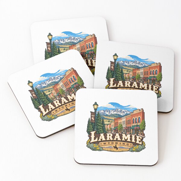 Item preview, Laramie, Wyoming - Historic Downtown designed and sold by Myra365Art.