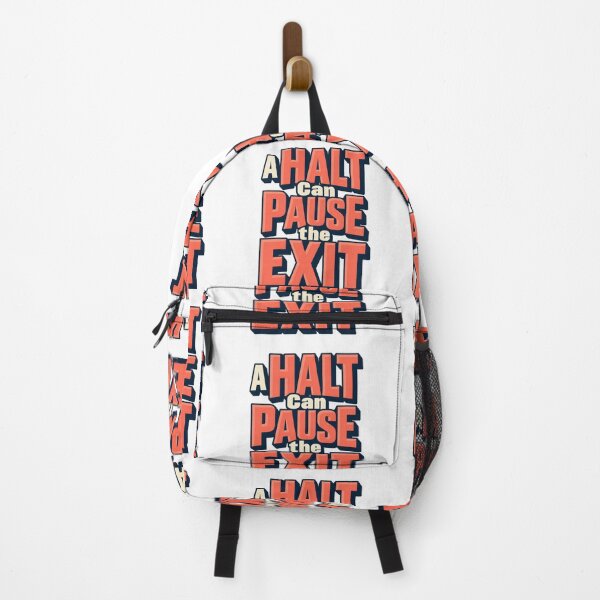 Item preview, A Halt Can Pause the Exit Bold Market Type Art designed and sold by Bikivuno.