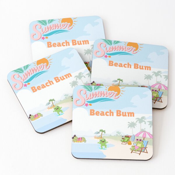 Item preview, Summer Beach Bum Frogs designed and sold by BigDaddysmerch.