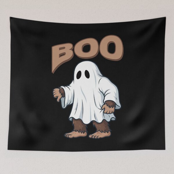 Item preview, Funny Halloween Bigfoot Ghost Boo. designed and sold by EunsooLee.