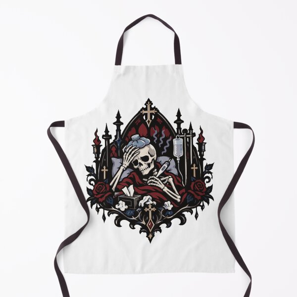 Item preview, Feeling Unwell Gothic Street Brand Badge Illustration designed and sold by medicalkinoko.