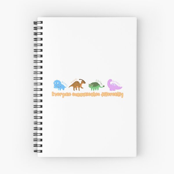 Item preview, Everyone Communicates Differently dinosaur sticker designed and sold by studiocean.