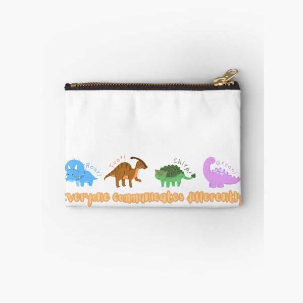 Item preview, Everyone Communicates Differently dinosaur sticker designed and sold by studiocean.