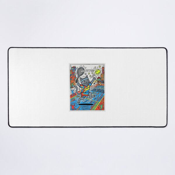Item preview, Russian Blue Street Tennis Coach designed and sold by PictoVibe.