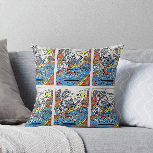 Item preview, Russian Blue Street Tennis Coach designed and sold by PictoVibe.
