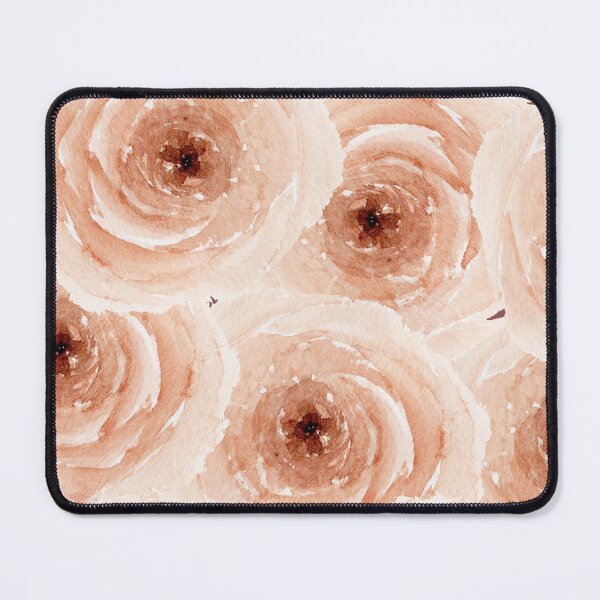 Item preview, Soft Peach Watercolor Roses: Delicate Terracotta Floral Pattern designed and sold by Kat Designs Store.