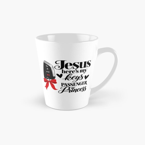 Item preview, jesus heres my keys passenger princess car designed and sold by OCD_JESSICA.