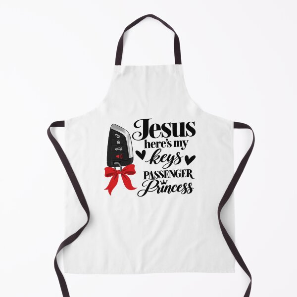 Item preview, jesus heres my keys passenger princess car designed and sold by OCD_JESSICA.