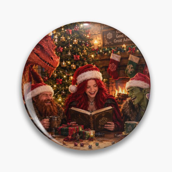 Item preview, Dungeons and Dragons Christmas Game with Dragon designed and sold by Creepy Princess Creations.