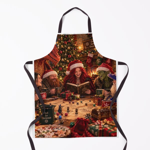 Item preview, Dungeons and Dragons Christmas Game with Dragon designed and sold by Creepy Princess Creations.