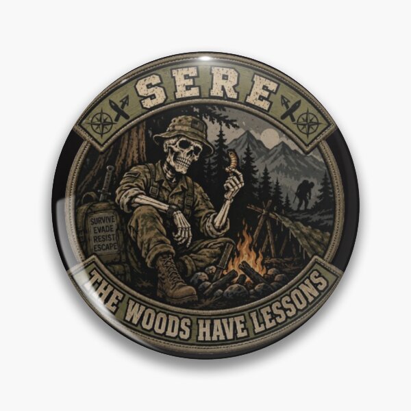 Item preview, SERE: The Woods Have Lessons designed and sold by Uncle Bassy's Military Gear.