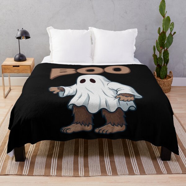 Item preview, Funny Halloween Bigfoot Ghost Boo. Vintage. designed and sold by EunsooLee.