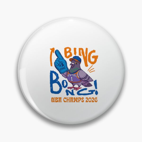 Item preview, Knickerbockers In 5 Street Light Bing Bong Pigeon- Ny Knicks Championship Art designed and sold by DorkStarMedia.