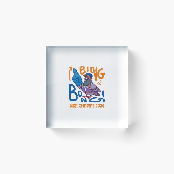 Item preview, Knickerbockers In 5 Street Light Bing Bong Pigeon- Ny Knicks Championship Art designed and sold by DorkStarMedia.