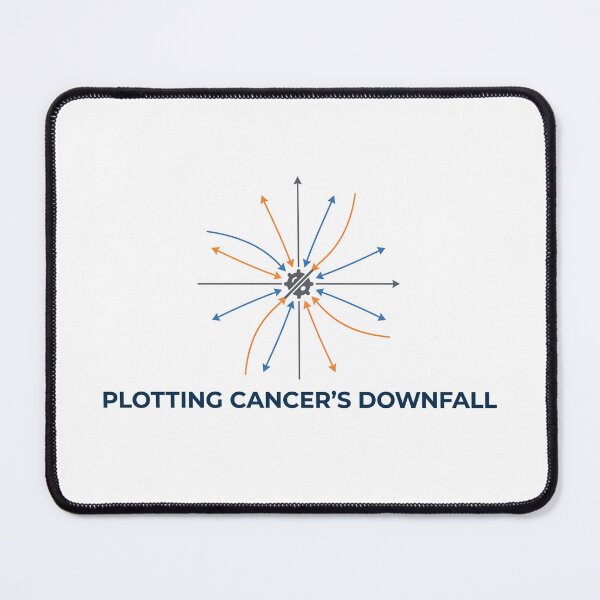 Item preview, Plotting Cancer's Downfall Math Graph Vector designed and sold by CyberPunkSpace.