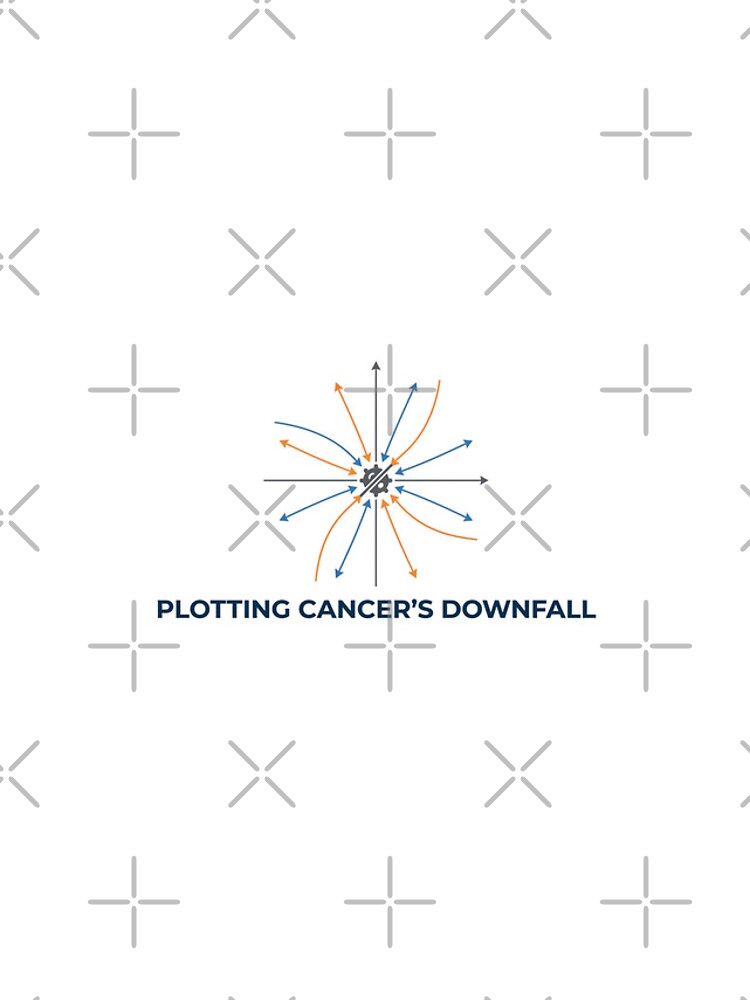 Thumbnail 4 of 4, iPhone Case, Plotting Cancer's Downfall Math Graph Vector designed and sold by CyberPunkSpace.