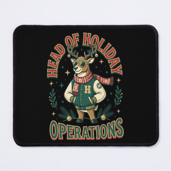 Item preview, Head Of Holiday Operations Reindeer Design designed and sold by EttieToy.