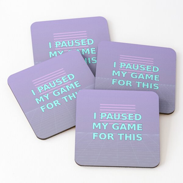 Item preview, I Paused My Game for This Funny Gamer Quote Design designed and sold by Nichely.