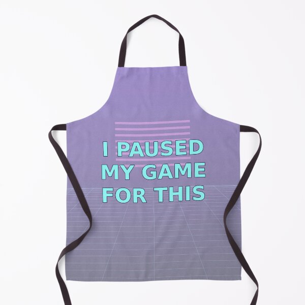 Item preview, I Paused My Game for This Funny Gamer Quote Design designed and sold by Nichely.