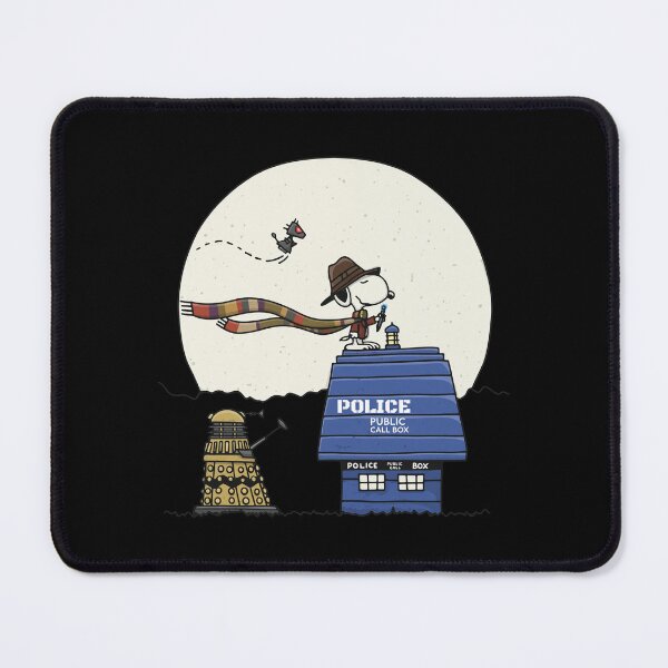 Item preview, Snoopy Detective Dalek Police Box Moon designed and sold by EttieToy.